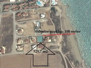 MAĞUSA YENİBOĞAZİÇİ'NDE DENİZE 100M UZAKLIKTA ARSA