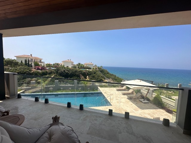 STUNNING LOCATION AND SEA VIEW 4+1 DELUX VILLA WITH LARGE GARDEN PRIVATE POOL