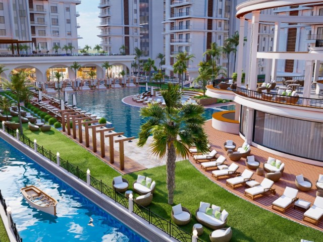 COMFORTABLE FLATS IN A LUXURY COMPLEX IN İSKELE LONG BEACH AREA