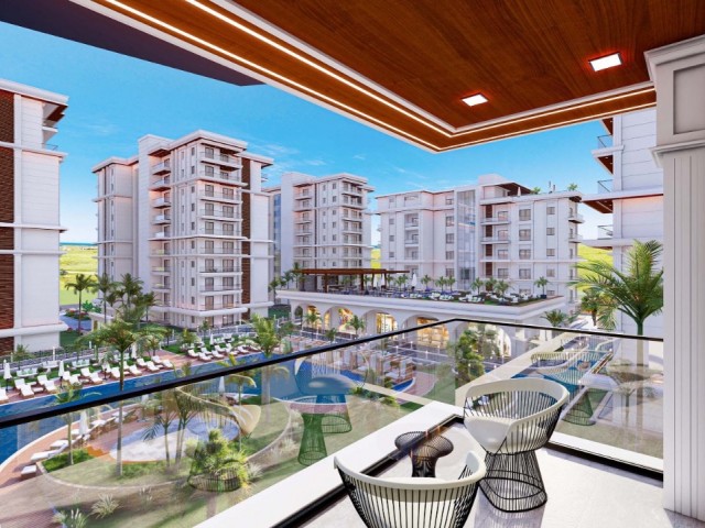 COMFORTABLE FLATS IN A LUXURY COMPLEX IN İSKELE LONG BEACH AREA