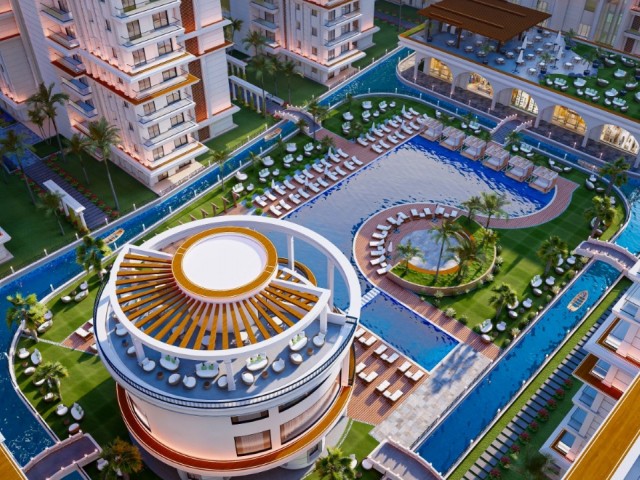 COMFORTABLE FLATS IN A LUXURY COMPLEX IN İSKELE LONG BEACH AREA