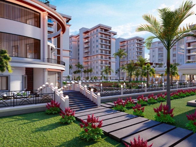 COMFORTABLE FLATS IN A LUXURY COMPLEX IN İSKELE LONG BEACH AREA