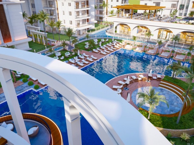 COMFORTABLE FLATS IN A LUXURY COMPLEX IN İSKELE LONG BEACH AREA