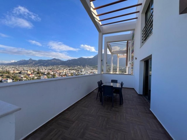 Duplex Penthouse for Rent in Kyrenia Doğanköy Area