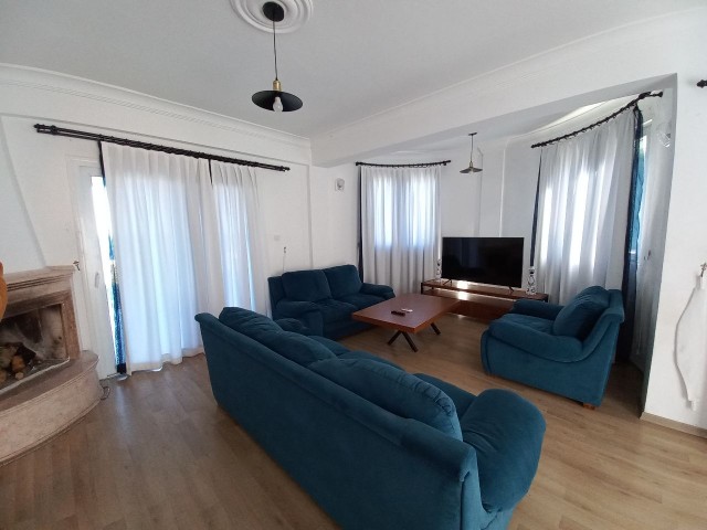 4+1 fully furnished villa for rent in Esentepe, Girne