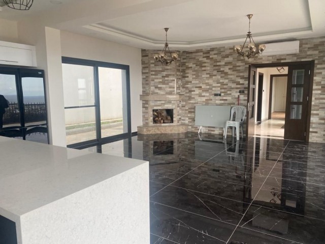 4+1 villa with magnificent view for sale in Karsiyaka.