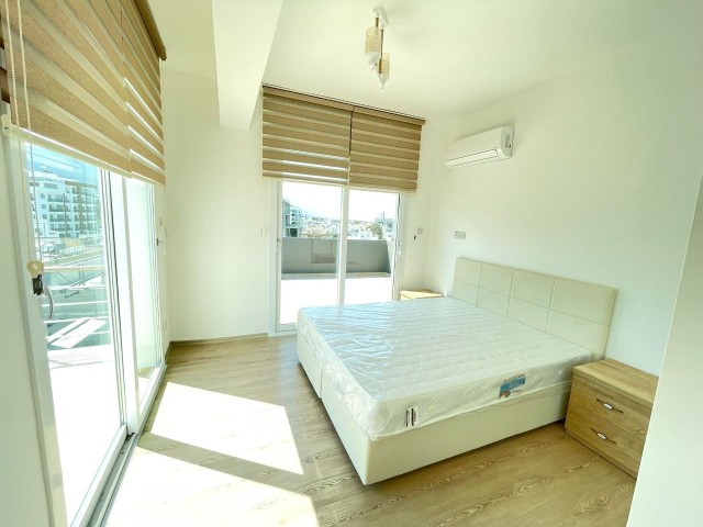  GİRNE MERKEZDE SATILIK 3+1 FULL EŞYALI PENTHOUSE