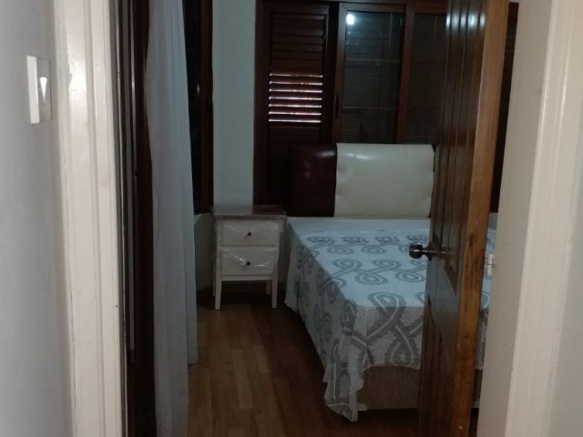 3+1 FURNISHED BBQ + 30m2 STORAGE FLAT WITH FIREPLACE IN THE CENTER OF KYRENIA WITH POOL