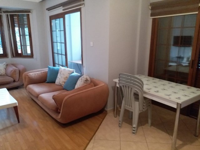 3+1 FURNISHED BBQ + 30m2 STORAGE FLAT WITH FIREPLACE IN THE CENTER OF KYRENIA WITH POOL