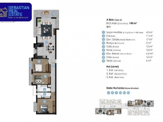 2+1 RESIDENCES IN THE CENTER OF KYRENIA WITH PRICES STARTING FROM 125,000 POUNDS