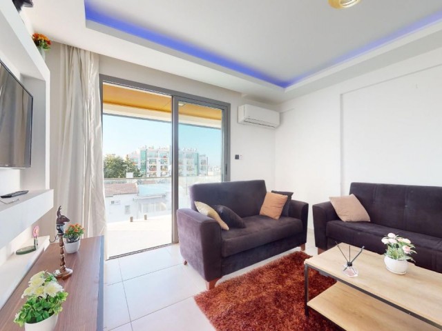 Fully furnished 2+1 flat for rent in the center of Kyrenia