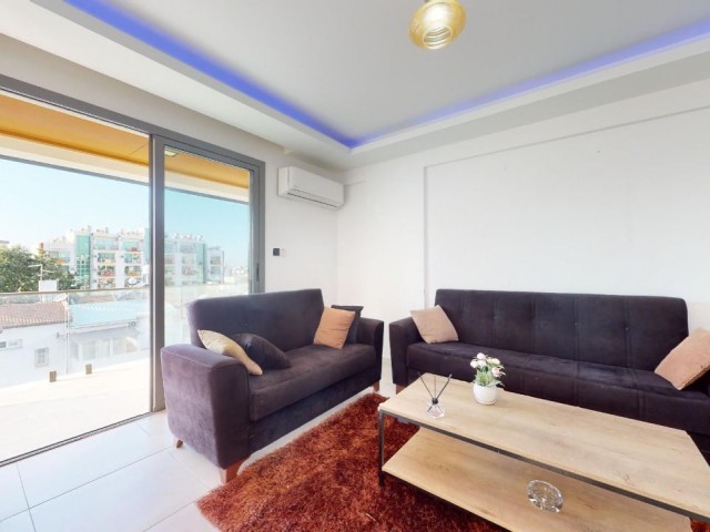 Fully furnished 2+1 flat for rent in the center of Kyrenia