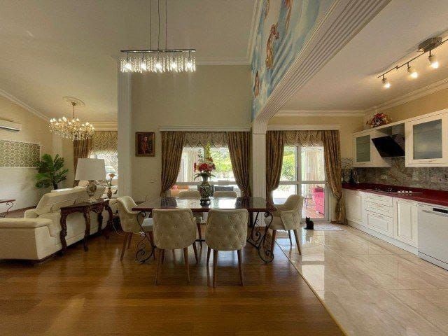 Private 4+1 pool villa with magnificent view for sale in Ozankoy