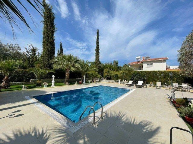 Private 4+1 pool villa with magnificent view for sale in Ozankoy