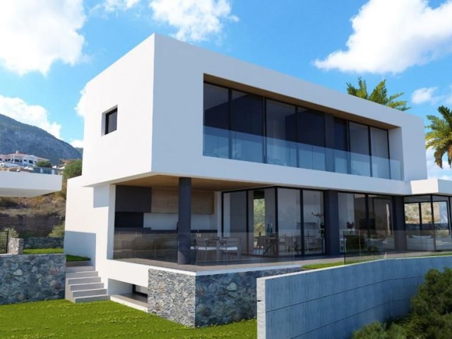 GİRNE BELLAPAİS BOLGESİNDE 360 m² alana sahip 4+1 villa 899.000 GBP BASLANAN FİYATLARLA