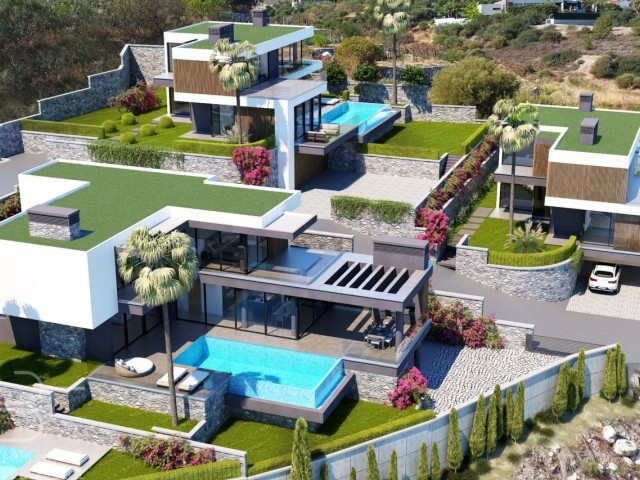 GİRNE BELLAPAİS BOLGESİNDE 360 m² alana sahip 4+1 villa 899.000 GBP BASLANAN FİYATLARLA