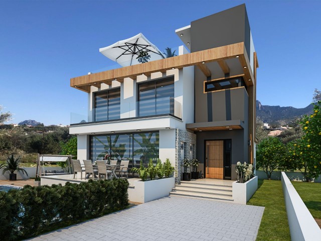 4+1 VILLA FOR SALE IN KYRENIA ÇATALKOY REGION