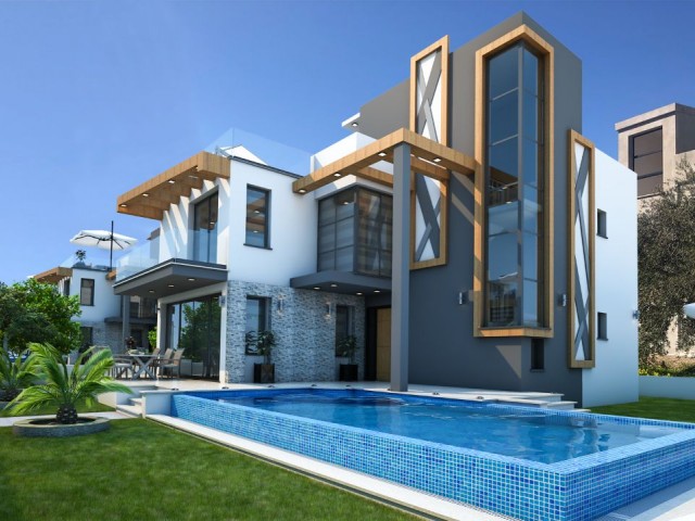 4+1 VILLA ZUM VERKAUF IN DER REGION KYRENIA ÇATALKOY