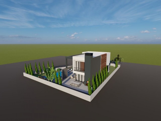 3+1 VILLA FOR SALE IN GIRNE KARAOGLANOĞULU AREA