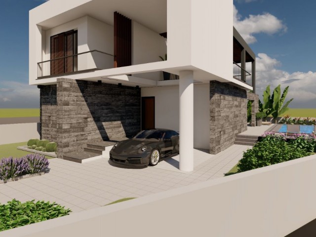 3+1 VILLA FOR SALE IN GIRNE KARAOGLANOĞULU AREA