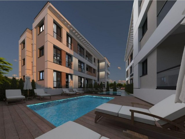 آپارتمان 2+1 برای فروش با چشم انداز عالی در منطقه لاپتا گیرنه
