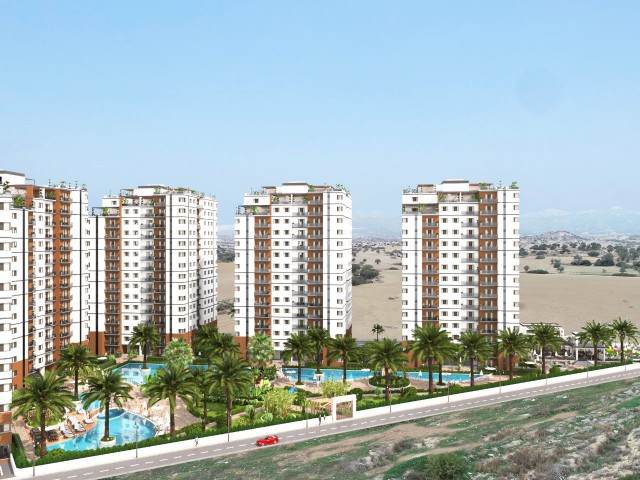 STUDIO FLATS FOR SALE WITH PERFECT SEA VIEW IN İSKELE AREA