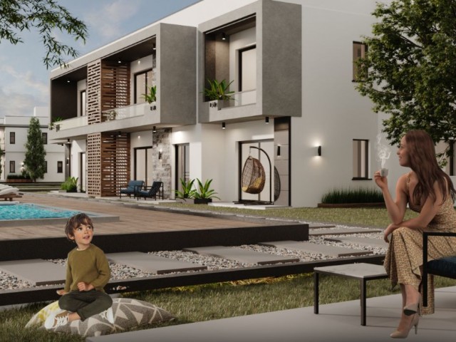 LUXUSVILLA 3+1 ZUM VERKAUF IN GIRNE YEŞİLTEPE