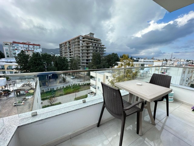 1+1 FLAT FOR SALE IN KYRENIA CENTER WITH MOUNTAIN SEA VIEW