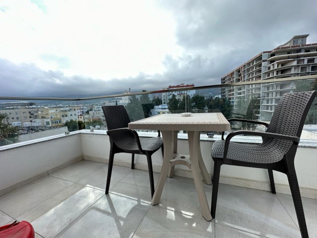 1+1 FLAT FOR SALE IN KYRENIA CENTER WITH MOUNTAIN SEA VIEW