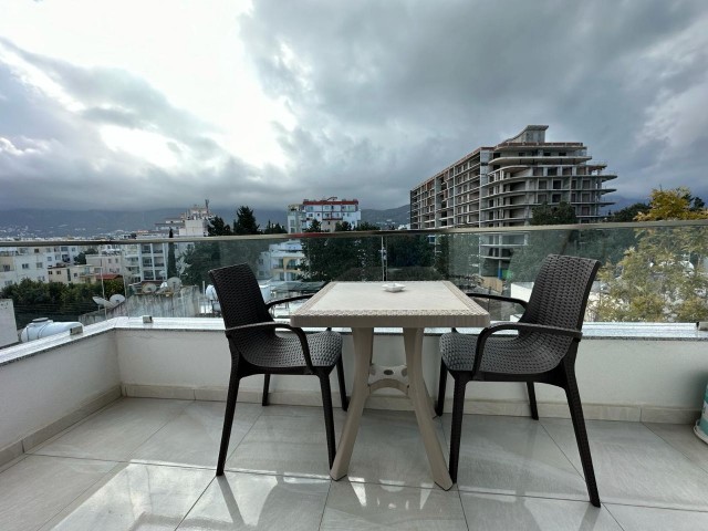 1+1 FLAT FOR SALE IN KYRENIA CENTER WITH MOUNTAIN SEA VIEW