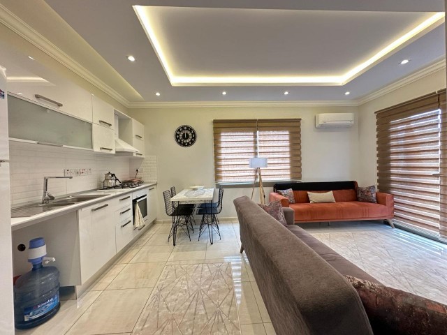 1+1 FLAT FOR SALE IN KYRENIA CENTER WITH MOUNTAIN SEA VIEW