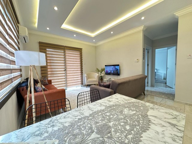 1+1 FLAT FOR SALE IN KYRENIA CENTER WITH MOUNTAIN SEA VIEW