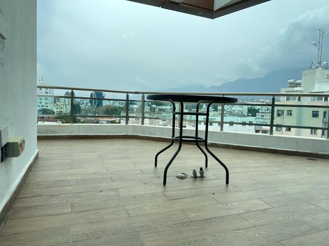 3+1 FLAT FOR RENT IN KYRENIA CENTER WITH MOUNTAIN SEA VIEW