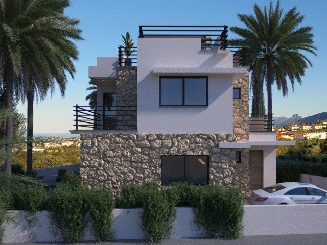 3+1 VILLA ZUM VERKAUF IN KYRENIA LAPTA