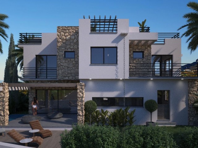 3+1 VILLA ZUM VERKAUF IN KYRENIA LAPTA