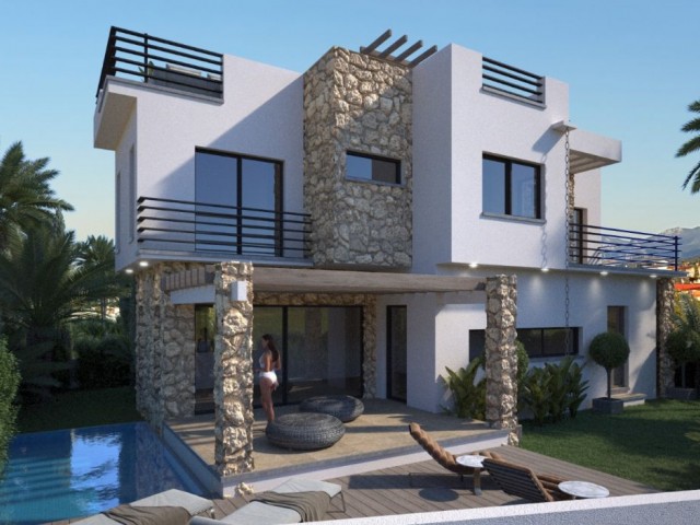 3+1 VILLA ZUM VERKAUF IN KYRENIA LAPTA