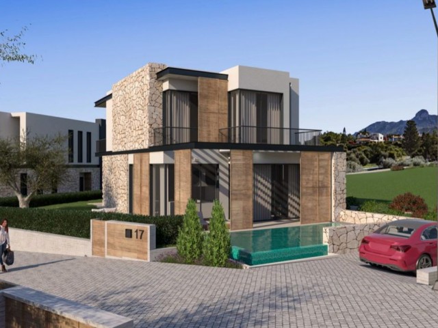 4+1 VILLA FOR SALE WITH A UNIQUE VIEW IN GIRNE OZANKÖY REGION