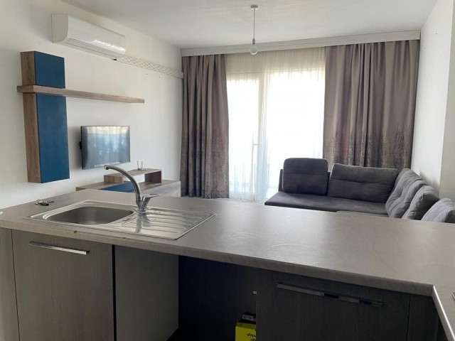 SPACIOUS LUXURY FURNISHED 1+1 FLAT FOR RENT IN KYRENIA CENTER WITH SEA VIEW