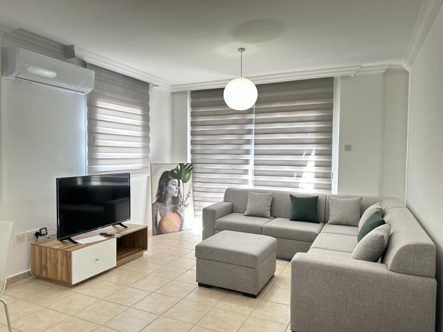 1+1 FLAT FOR RENT IN A SITE WITH POOL IN KYRENIA CENTER