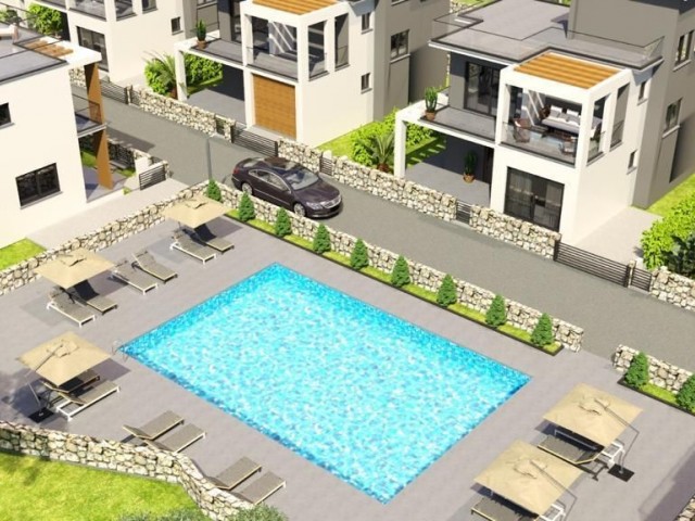 4+1 VILLA FOR SALE WITH A UNIQUE VIEW IN GIRNE ALSANCAK REGION