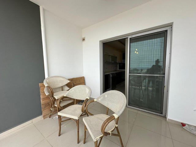 Luxury 3+1 flat for rent in a complex with pool in the center of Kyrenia