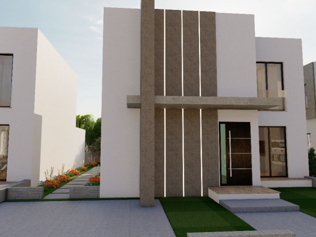 LUXURY 3+1 DUPLEX VILLA WITH PRIVATE AND PUBLIC SWIMMING POOL, GYM, AND CHILDREN'S PLAYGROUND AREA