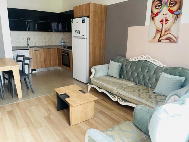 READY TO MOVE IN AND VERY WELL FURNISHED 2+1 FLAT IN GIRNE CENTER