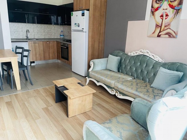 READY TO MOVE IN AND VERY WELL FURNISHED 2+1 FLAT IN GIRNE CENTER