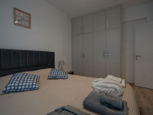 A Dream Bedroom: A beautiful 2+1 Penthouse With a Wide Roof Terrace Which Offers A Pleasant View, and A Jacuzzi