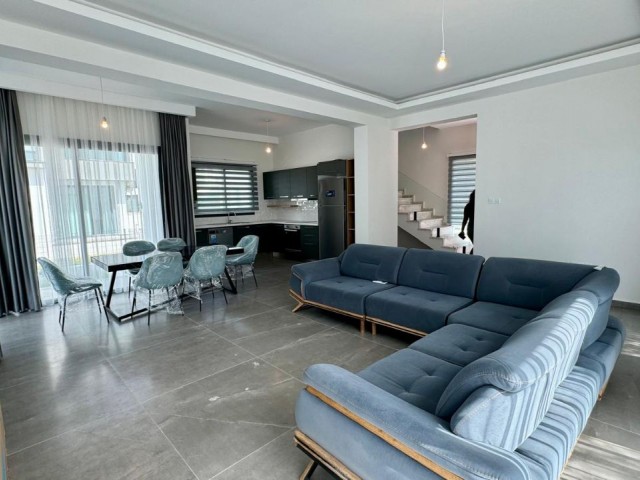 Brandneue 3+1 Luxusvilla mit privatem Swimmingpool und Garten in Ozankoy-Girne