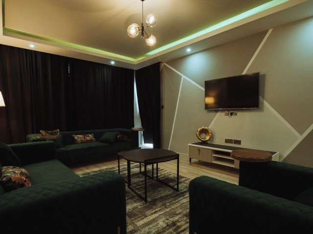 BEAUTIFULLY FURNISHED LUXURY 2+1 FLAT IN GIRNE