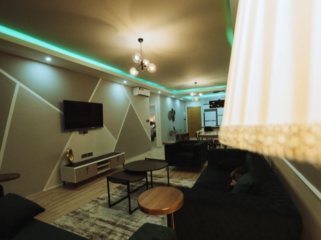 BEAUTIFULLY FURNISHED LUXURY 2+1 FLAT IN GIRNE