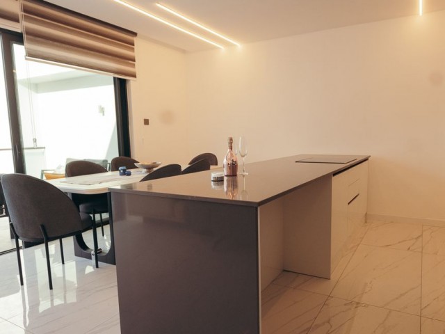 ÖZEL HAVUZLU VE MUHTEŞEM MANZARALI GÜZEL VE ÇOK GÜZEL DÖŞENMİŞ 3+1 PENTHOUSE DAİRE