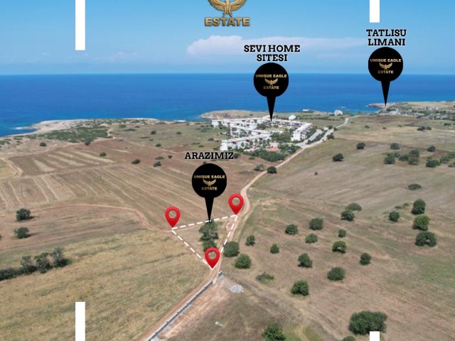 TATLISU’DA 1.076 METRE KARE SATILIK MUHTEŞEM ARSA NITELIKLI ARAZI 